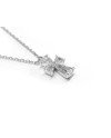 Crivelli White Gold Choker and Cross with Kite Diamonds