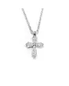 Crivelli White Gold Choker and Cross with Kite Diamonds