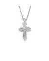 Crivelli White Gold Choker and Cross with Kite Diamonds