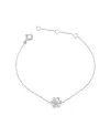 Bracelet Crivelli en or blanc avec fleur de diamant
