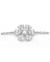 Bracelet Crivelli en or blanc avec fleur de diamant