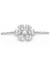 Crivelli Bracelet in White Gold with Diamond Flower