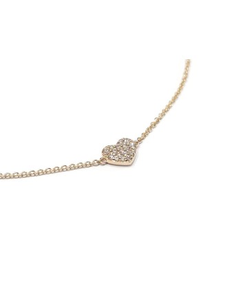 Crivelli Bracelet in Rose Gold with Diamond Heart