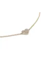 Bracelet Crivelli en Or Rose avec Coeur de Diamants