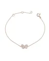 Crivelli Bracelet in Rose Gold with Diamond Butterfly