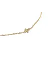 Crivelli Bracelet in Yellow Gold with Diamond Cross