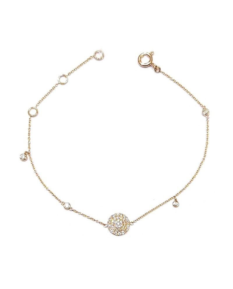 Crivelli Bracelet in Rose Gold with Diamond Pavé