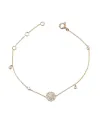 Bracciale Crivelli in Oro Rosa con Pavé di Diamanti