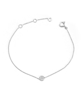 Bracelet Crivelli en or blanc avec pavé de diamants