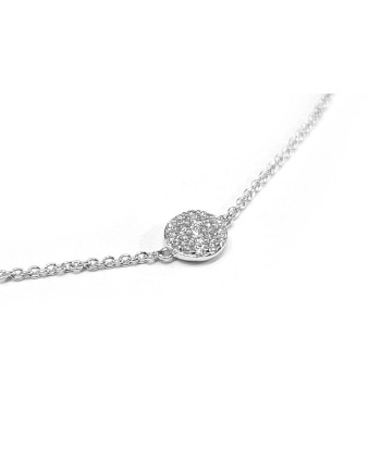 Crivelli Bracelet in White Gold with Diamond Pavé