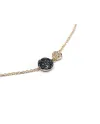 Crivelli Bracelet in Rose Gold with Double Pavé of White and Black Diamonds
