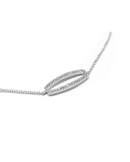 Crivelli Bracelet in White Gold with Diamond Pavé