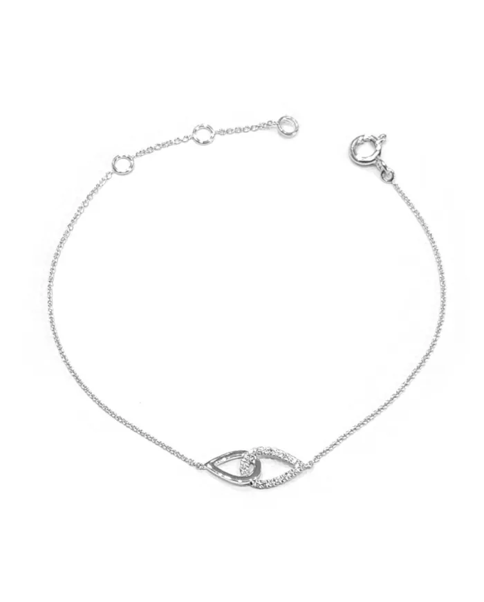 Crivelli Bracelet in White Gold with Diamonds