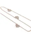 Collana Crivelli in Oro Rosa con Cuori e Diamanti