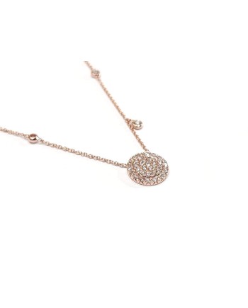 Collier ras du cou Crivelli en or rose avec pavé de diamants