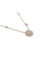 Collier ras du cou Crivelli en or rose avec pavé de diamants