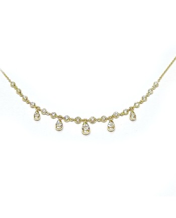 Crivelli Choker in Yellow Gold with Diamonds
