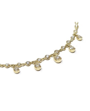 Crivelli Choker in Yellow Gold with Diamonds