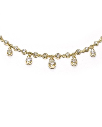 Crivelli Choker in Yellow Gold with Diamonds