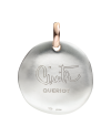 Queriot pendant coin of civita in silver pour toi