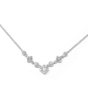 Collana Crivelli in Oro Bianco con Diamanti