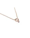 Collana Crivelli in Oro Rosa con Diamante