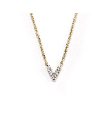 Crivelli Necklace in Yellow Gold with Diamonds
