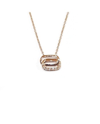 Crivelli Necklace in Rose Gold with Diamonds