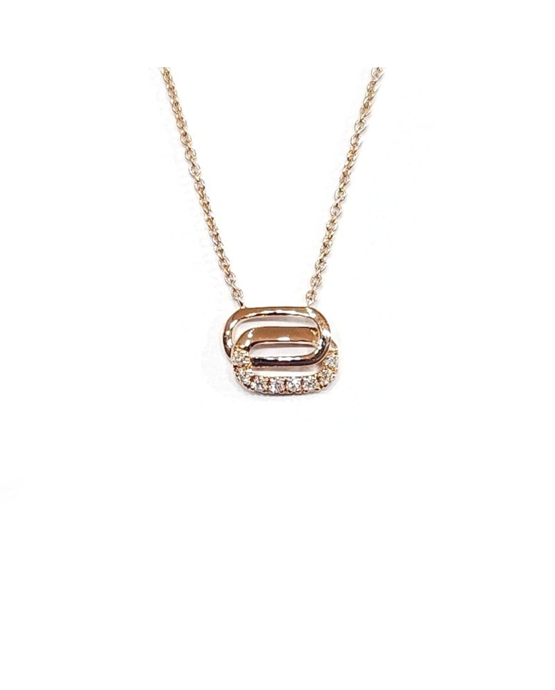 Crivelli Necklace in Rose Gold with Diamonds