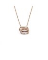 Crivelli Necklace in Rose Gold with Diamonds
