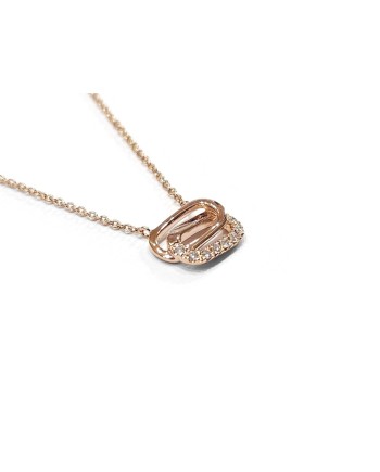 Collana Crivelli in Oro Rosa con Diamanti