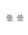 Orecchini Crivelli in Oro Bianco con Pavé di Diamanti Bianchi