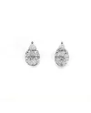 Boucles d'oreilles pendantes Crivelli en or rose avec diamants blancs
