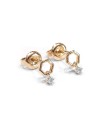 Crivelli Rose Gold Earrings with Diamond
