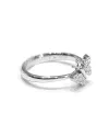 Anello Crivelli in Oro Bianco con Farfalla di Diamanti