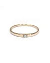 Bague Crivelli en or rose avec diamant