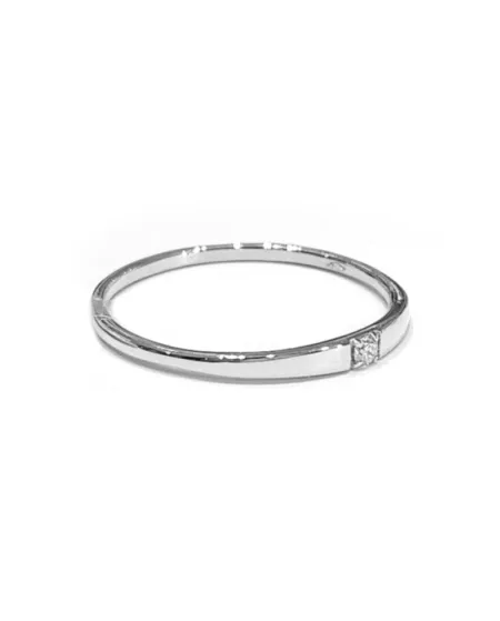Anello Fedina Crivelli in Oro Bianco con Diamante