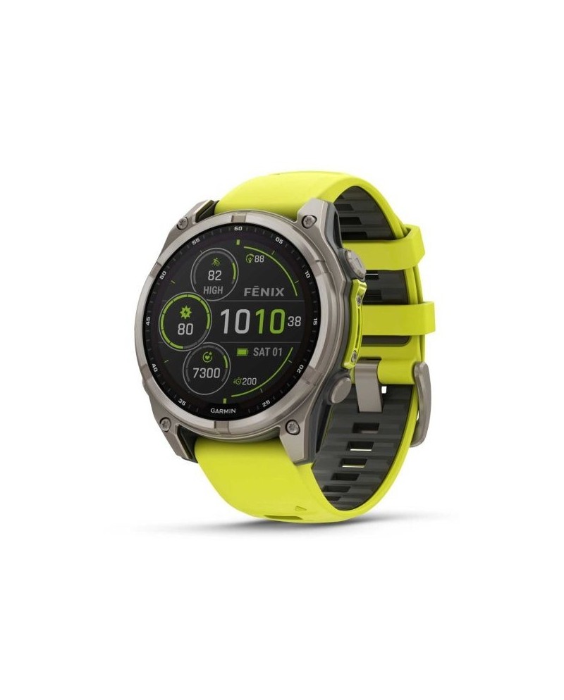 Smartwatch Garmin Fēnix 8 47 Solar Cinturino Silicone Yellow