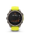 Garmin Fēnix 8 47 Solar Smartwatch Yellow Silicone Strap