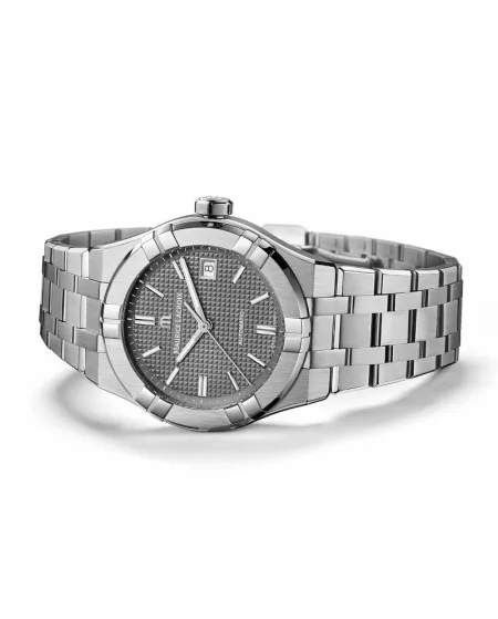 Orologio Maurice Lacroix Aikon Automatic 39 mm con Quadrante Grigio e Bracciale in Acciaio