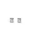 Boucles d'oreilles Crivelli Light Point en or blanc et diamants 0,18 ct