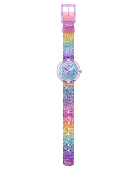 Montre Swatch Flik Flak Shine en arc-en-ciel