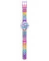 Swatch Flik Flak Shine watch in Rainbow