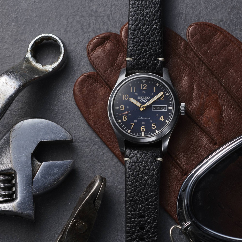 BELLISSIMO OROLOGIO DA polso Seiko Super Slim Quarzo Uomo Quadrante Oro