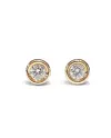 Crivelli Point Light Earrings in Rose Gold and 0.62 Ct Diamonds