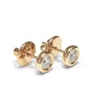Orecchini Punto Luce Crivelli in Oro Rosa e Diamanti 0,62 Ct