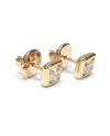 Boucles d'oreilles Crivelli Light Point en or rose et diamants 0,80 ct