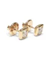 Orecchini Punto Luce Crivelli in Oro Rosa e Diamanti 0,80 Ct