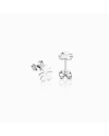 Le Bebé girl single earring in white gold with diamond