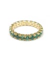 Buonocore Eternity Ring in Yellow Gold with Emeralds